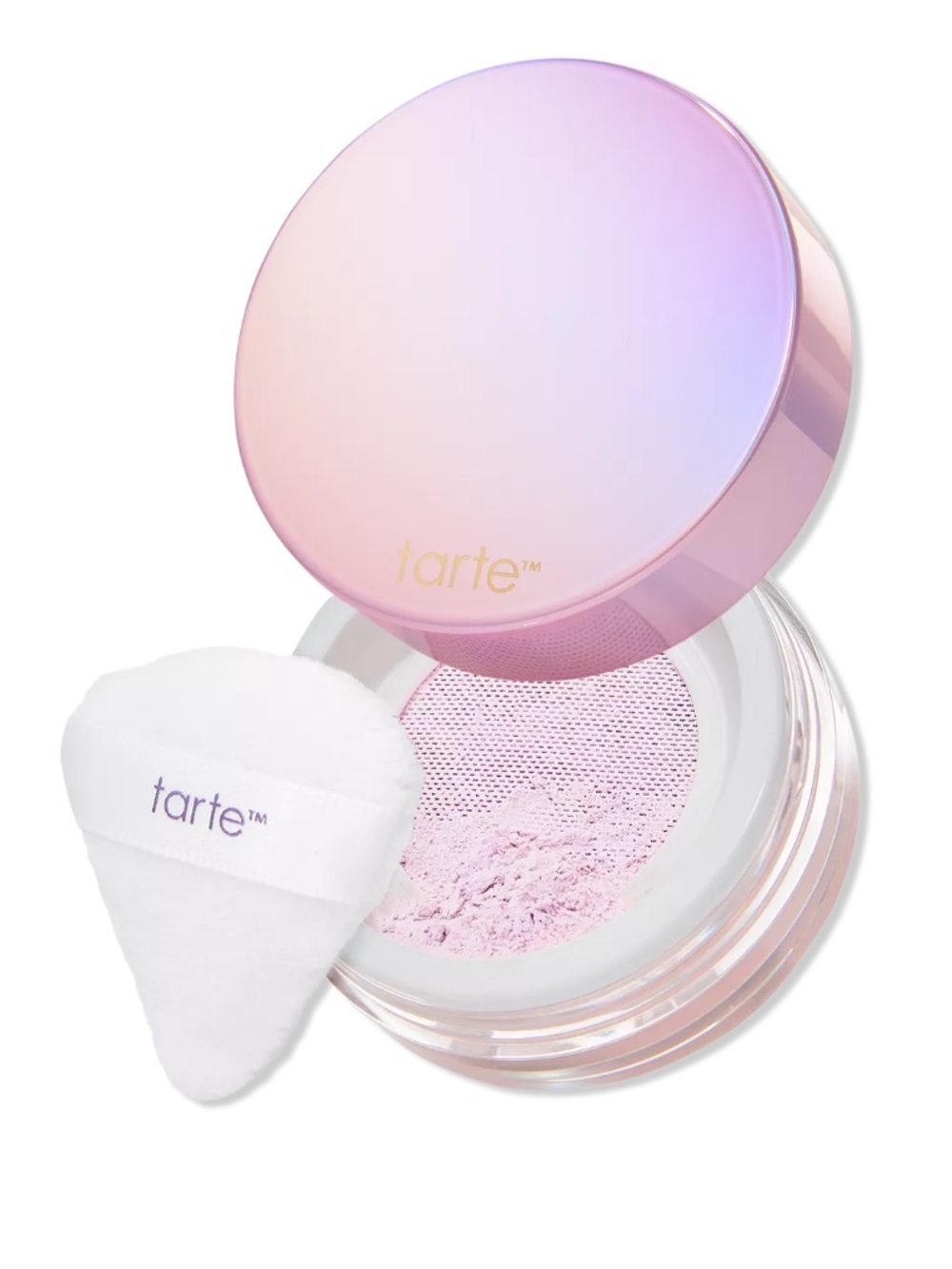 TARTE CREASELESS SETTING POWDER—PINK—TRAVEL SIZE
